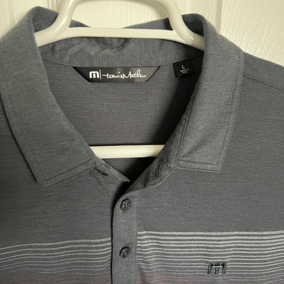TravisMathew Large Grey Polo - Picture 2 of 3